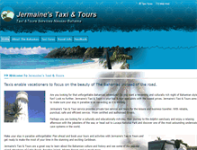 Tablet Screenshot of jermainestaxiandtours.com